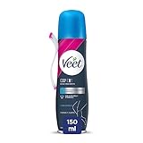 VEET Crema depilatoria en spray para piel sensible, bote de 150ml