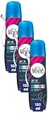 VEET spray depilatorio piel sensible bote 150ml (Paquete de 3)