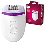 Philips Depiladora Mujer Satinelle, Compacta, 2 posiciones de velocidad,...